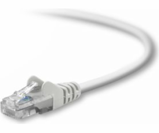 Belkin patchcord, CAT5e, UTP, bez zamotávání, 3m, bílý (A...