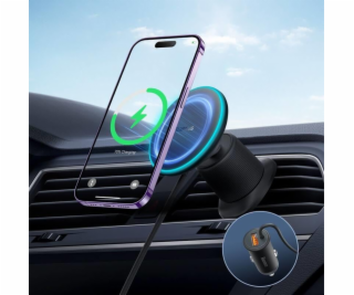 Baseus Magnetický držiak do ventilačnej mriežky s nabíjač...