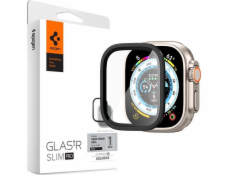 Spigen Glass tR Slim Pro 1 Pack, čierne – Apple Watch Ultra 2/Ultra 49 mm