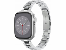 Spigen Spigen Modern Fit 316L pásek, stříbrný - Apple Watch 41mm/40mm/38mm