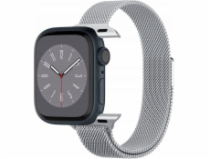Spigen Spigen Metal Fit, stříbrný - Apple Watch 41mm/40mm/38mm
