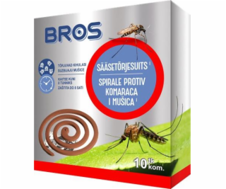 Špirály na odpudzovanie komárov BROS, 10 ks.