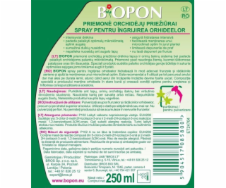 Sprej pre starostlivosť o orchidey Biopon, 1171, 250 ml