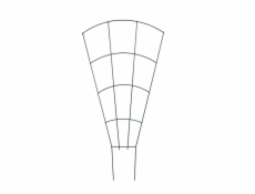 Podpera pre rastliny PHSH-152, 48 x 0,5 x 93 cm