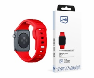 3mk Silicone Watch Strap pro Apple 38/40/41 mm Red
