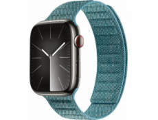 Crong Melange – magnetický řemínek pro Apple Watch 38/40/41 mm (tyrkysová melanž)
