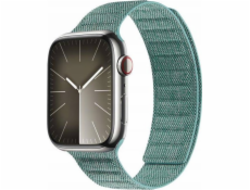 Crong  Melange – magnetický řemínek pro Apple Watch 42/44/45/49 mm (tyrkysová melanž)