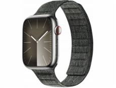 Crong  Melange – magnetický řemínek pro Apple Watch 42/44/45/49 mm (černá melanž)