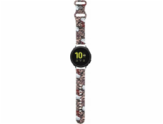 Sourcing Hello Kitty Univerzální pásek HKUWMSDGPTP Silikonové štítky Graffiti růžový/růžový pásek 20mm