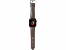 Řemínek k hodinkám Laut Laut Oxford - Originální kožený řemínek Apple Watch 42/44 mm (Espresso)