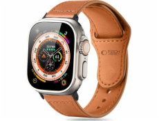 Tech-Protect Řemínek Naturalfit pro Apple Watch 4/5/6/7/8/9/SE/Ultra 1/2 42/44/45/49 mm hnědý