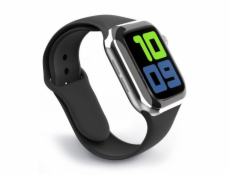 Swissten řemínek pro apple watch silikonový 42 / 44 / 45 / 49 mm černý