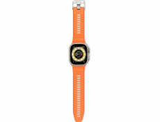 Decoded Decoded Ultra Traction - silikonový řemínek pro Apple Watch 49/45/44/42 mm Gen 1-9 - SE (meruňka)