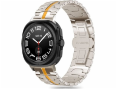 Tech-Protect TECH-PROTECT NEREZOVÝ POUZDRO PRO SAMSUNG GALAXY WATCH ULTRA (47 MM) TITANIUM/ORANŽOVÁ
