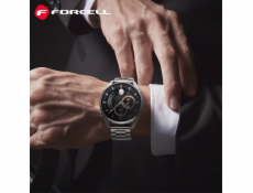 ForCell Řemínek FORCELL F-DESIGN FS06 pro hodinky SAMSUNG 22 mm stříbrný