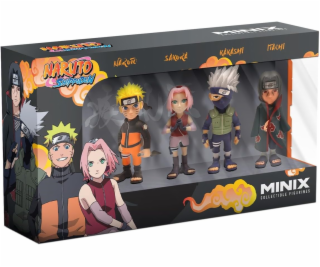 Sada 4 figurek Naruto Shippuden Minix 7 cm