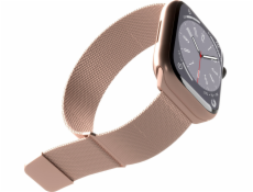 Magnetický pásek Puro Puro Milanese – řemínek z nerezové oceli pro Apple Watch 38/40/41 mm (růžové zlato)