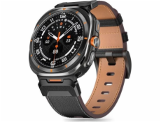 Tech-Protect TECH-PROTECT DELTA PRO SAMSUNG GALAXY WATCH ULTRA (47 MM) KOŽENÝ POUZDRO, ČERNÉ