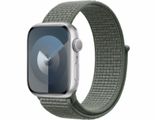 Crong Crong Nylon - sportovní řemínek pro Apple Watch 38/40/41/42 mm (vojenská zelená)