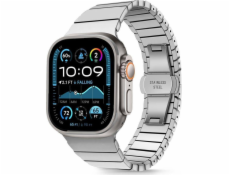 Tech-Protect Řemínek pro APPLE WATCH 6 / 7 / 8 / 9 / 10 / SE / ULTRA 1 / 2 (44 / 45 / 46 / 49 MM) LinkBand stříbrný