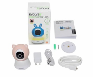 EVOLVEO Baby Monitor LUX- Chytrá 360° videochůvička s noč...