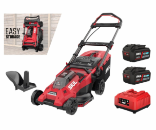 SKIL_RED Akumulátorová sekačka na trávu SKIL, 43 cm, 2x18...