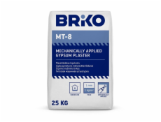 BRIKO Sádrová omítková směs MT-8, dekorativní, 25 kg