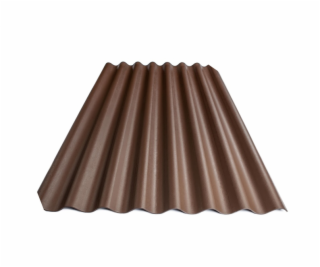 ETERNIT Vlnitý plech AGRO L, 8B, 1130 x 1750 mm, hnědý