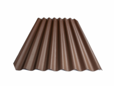 ETERNIT Vlnitý plech AGRO L, 8B, 1130 x 1750 mm, hnědý