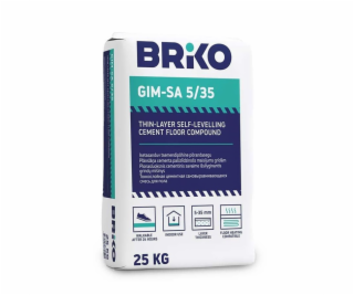 BRIKO Samonivelační podlahová směs GIM SA 5/35 25 kg