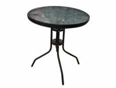 DOMOLETTI Venkovní stůl BISTRO, černý, O60×70 cm