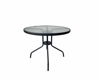 DOMOLETTI Venkovní stůl BISTRO ROUND, šedý, 90×70 cm