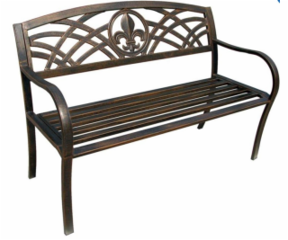 DOMOLETTI Lavice MASTERJERO IRON HS0822IB, hnědá, 123×43×...