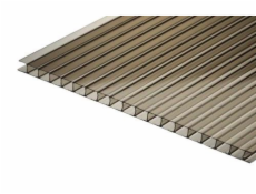 NENURODYTA_V Polykarbonátová deska, 0,4 x 105 x 200 cm, bronzová