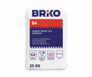 BRIKO Lepidlo na dlaždice B4, 25 kg
