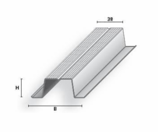 PROFILINE PROFIL OMEGA MP 27/38X3000MM