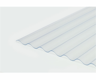 SALUX PVC DESKA SINUS 0,7X900X2000MM PRŮHLEDNÁ