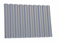 GUTTAGLISS PVC panel s lichoběžníkovým profilem, 1,2x900x2000 šedý