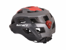 BOTTARI Cyklistická helma 94001RB, černá/červená, velikost S/M