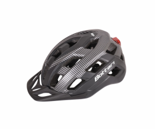 BOTTARI Cyklistická helma 94004GB, černá/šedá, L/XL