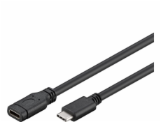 PREMIUMCORD USB- C prodlužovací kabel (USB 3.1 generation 1), C/M - C/F, 1m