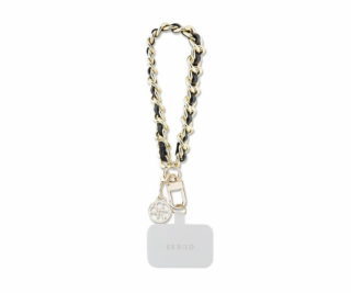 Guess Přívěsek 4G Saffiano Charm Black Nové