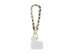 Guess Přívěsek 4G Saffiano Charm Black Nové