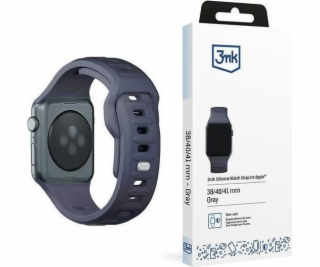 3mk Silicone Watch Strap pro Apple 38/40/41 mm Gray