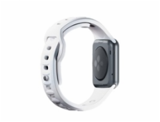 3mk Silicone Watch Strap pro Apple 42/44/45/49 mm White