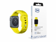 3mk Silicone Watch Strap pro Apple 42/44/45/49 mm Yellow