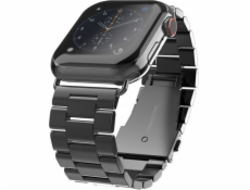 Kovový řemínek Swissten pro Apple Watch 38-40 mm černý