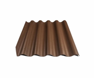 ETERNIT Vlnitý plech BANGA 5B, 875 x 920 mm, hnědý