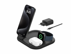 Belkin BOOST CHARGE Qi2 15w Magnetic 3in1, černý