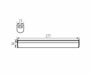 LED svietidlo MERA LED 5W NW 4000K biele
